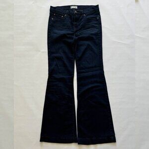 NWOT FREE PEOPLE Stretch Flare Jeans | Deep Denim Wash, W30 61855-16515125
